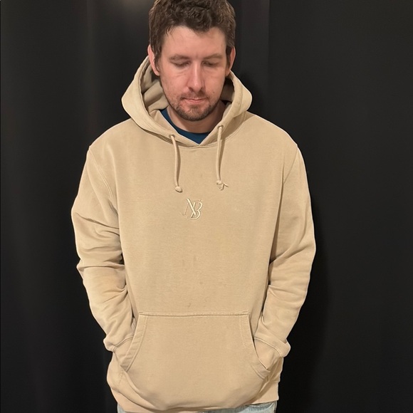Full Send Nelk Boys hoodie. Beige - Picture 5 of 5